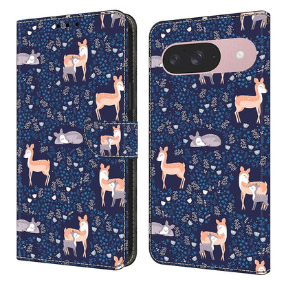 Pattern Printing PU Leather Wallet Case - For Google Pixel 10 Pro / 10