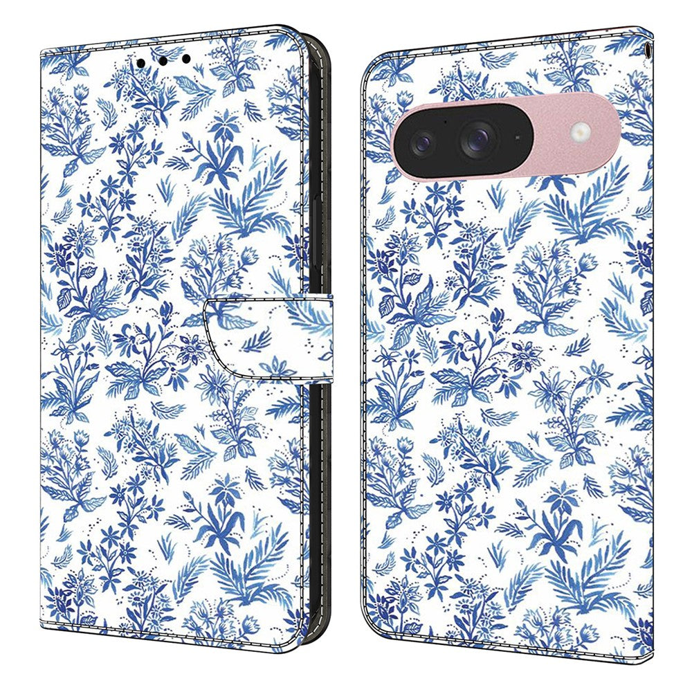 Pattern Printing PU Leather Wallet Case - For Google Pixel 10 Pro / 10