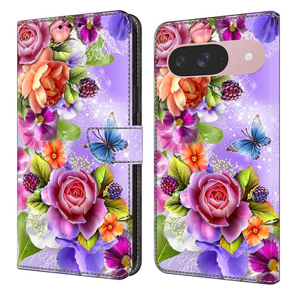 Pattern Printing PU Leather Wallet Case - For Google Pixel 10 Pro / 10
