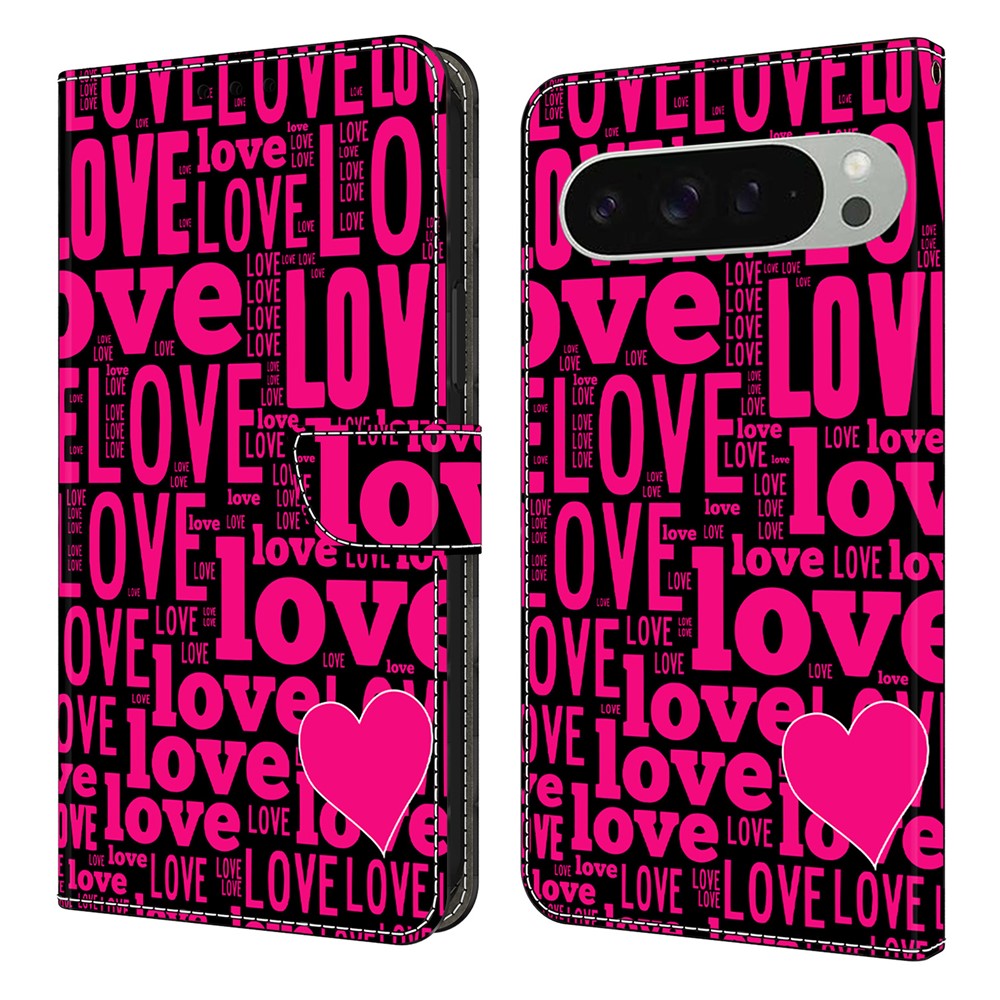 Pattern Printing PU Leather Wallet Case - For Google Pixel 10 Pro XL