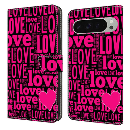 Pattern Printing PU Leather Wallet Case - For Google Pixel 10 Pro XL
