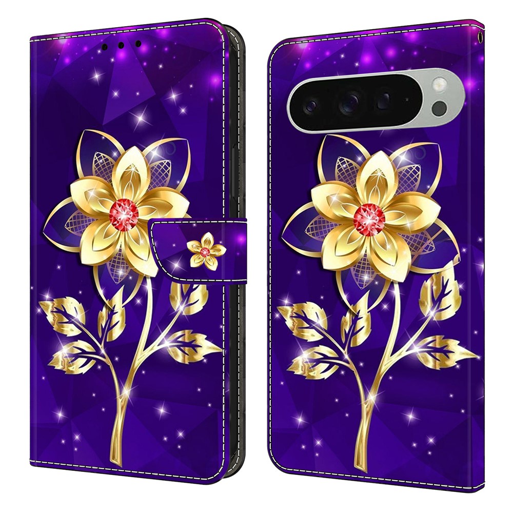 Pattern Printing PU Leather Wallet Case - For Google Pixel 10 Pro XL