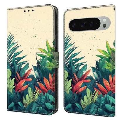Pattern Printing PU Leather Wallet Case - For Google Pixel 10 Pro XL