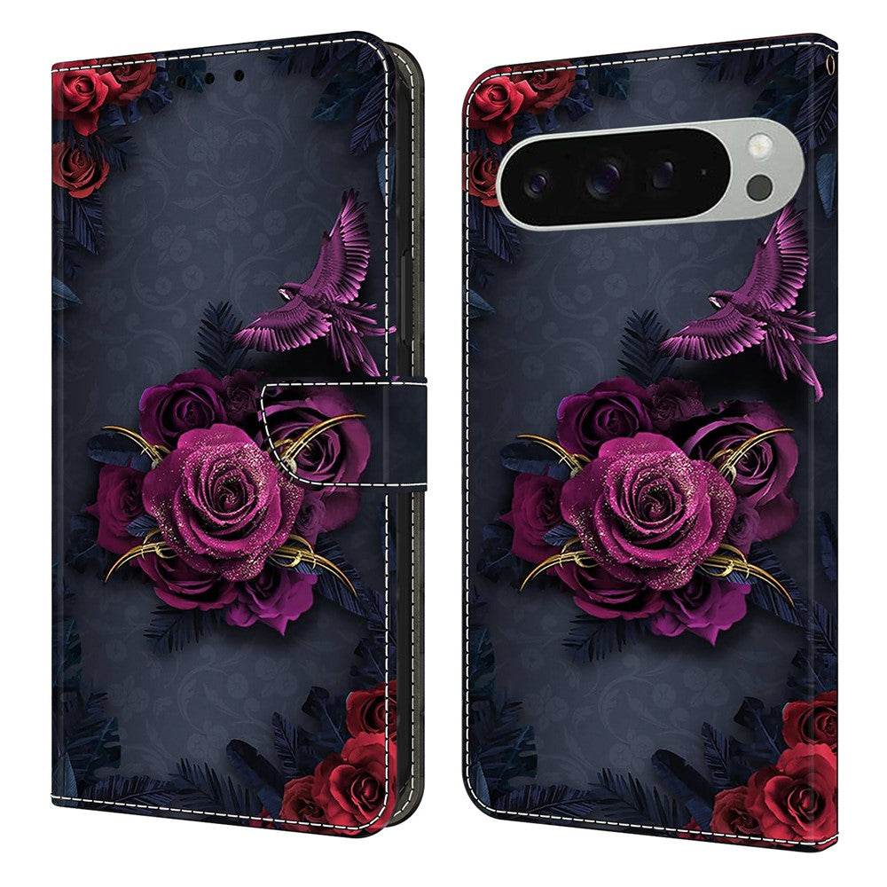 Pattern Printing PU Leather Wallet Case - For Google Pixel 10 Pro XL