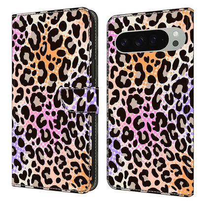 Pattern Printing PU Leather Wallet Case - For Google Pixel 10 Pro XL