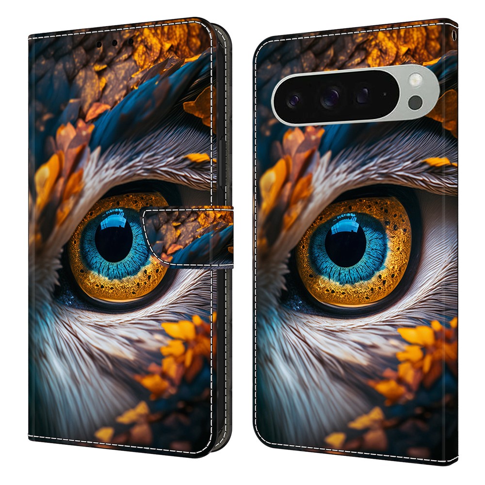 Pattern Printing PU Leather Wallet Case - For Google Pixel 10 Pro XL
