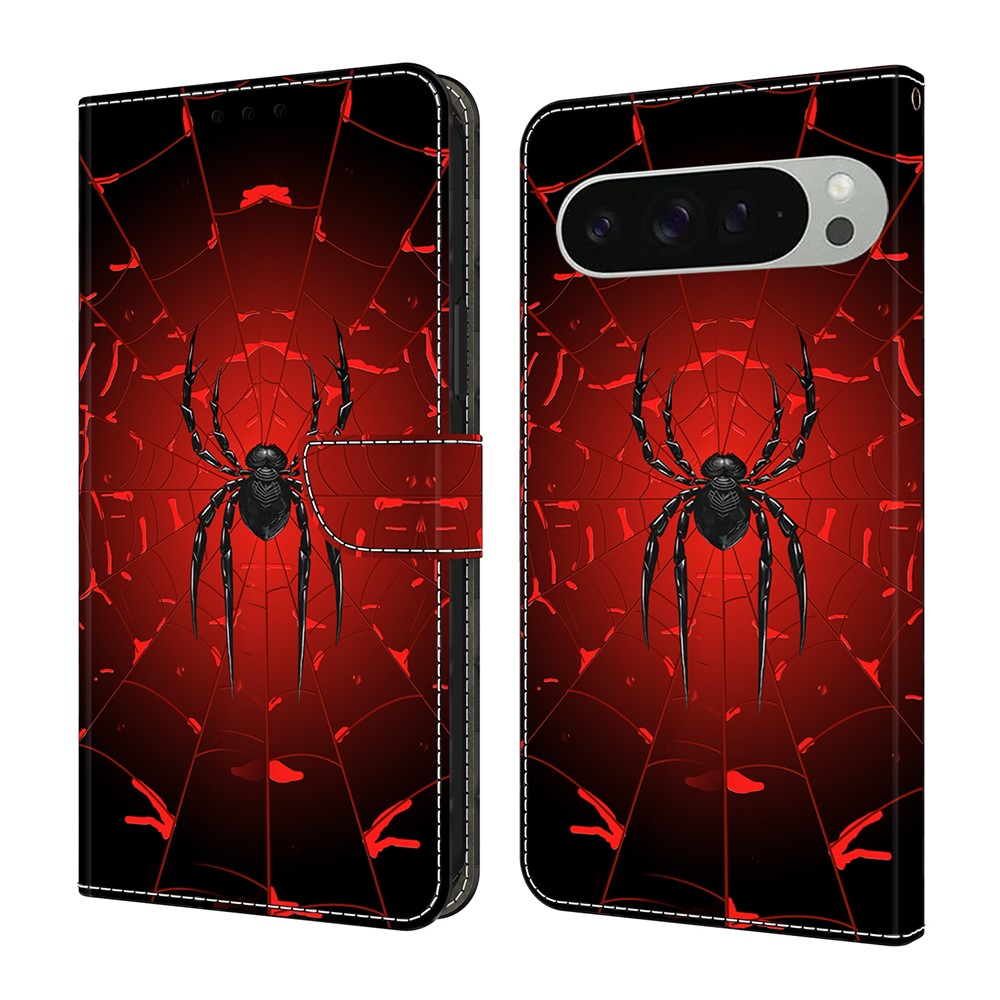 Pattern Printing PU Leather Wallet Case - For Google Pixel 10 Pro XL