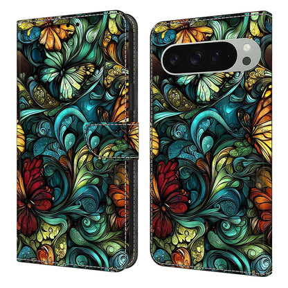 Pattern Printing PU Leather Wallet Case - For Google Pixel 10 Pro XL