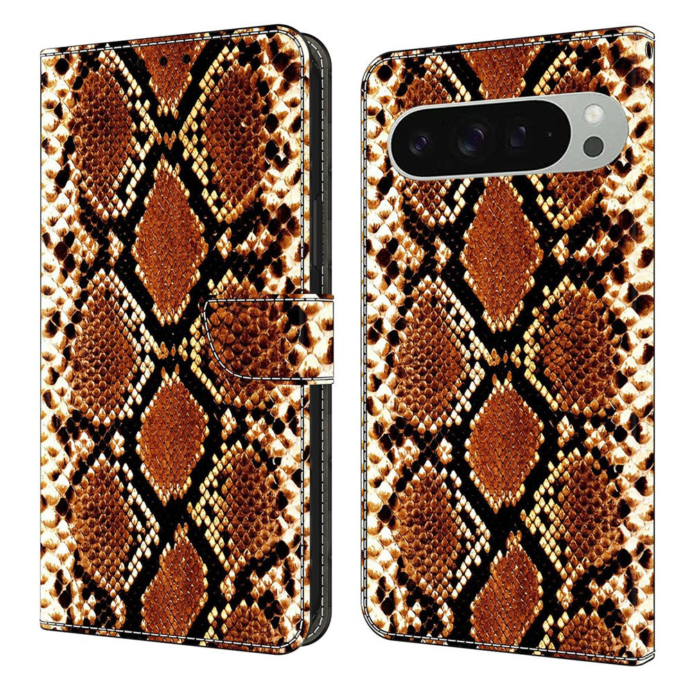 Pattern Printing PU Leather Wallet Case - For Google Pixel 10 Pro XL
