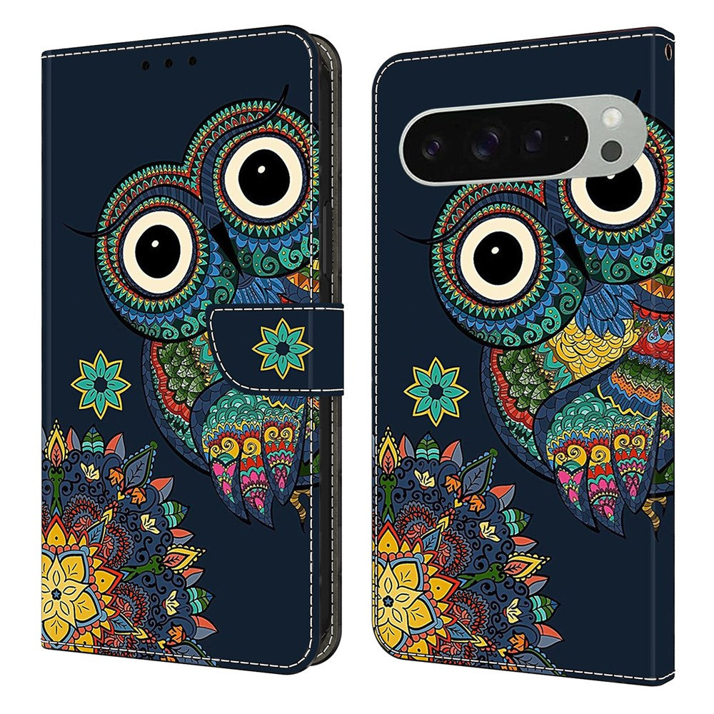 Pattern Printing PU Leather Wallet Case - For Google Pixel 10 Pro XL