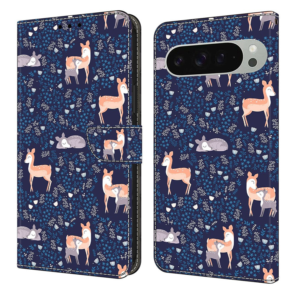 Pattern Printing PU Leather Wallet Case - For Google Pixel 10 Pro XL