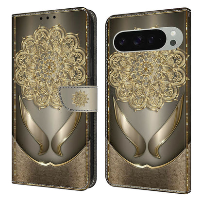 Pattern Printing PU Leather Wallet Case - For Google Pixel 10 Pro XL