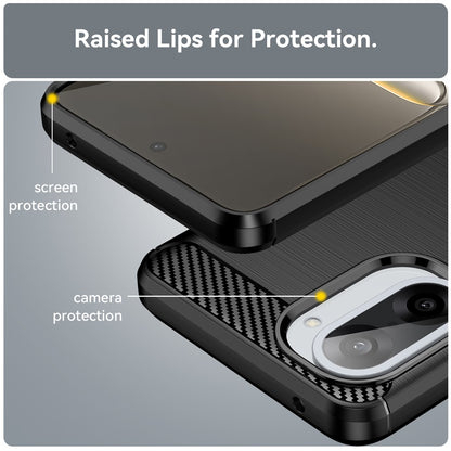 Carbon Fiber Texture Brushed Case - For OnePlus Nord CE5 / Ace 5 Racing
