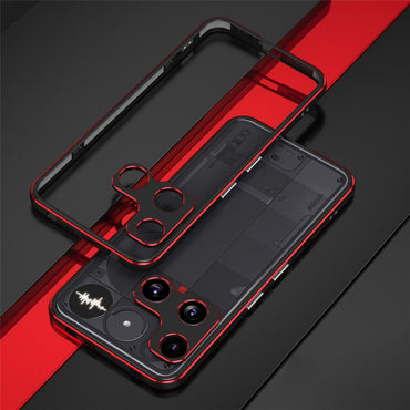 Metal Frame Bumper Case with Camera Lens Guard - For Nothing Phone (3)
