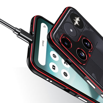 Metal Frame Bumper Case with Camera Lens Guard - For Nothing Phone (3)