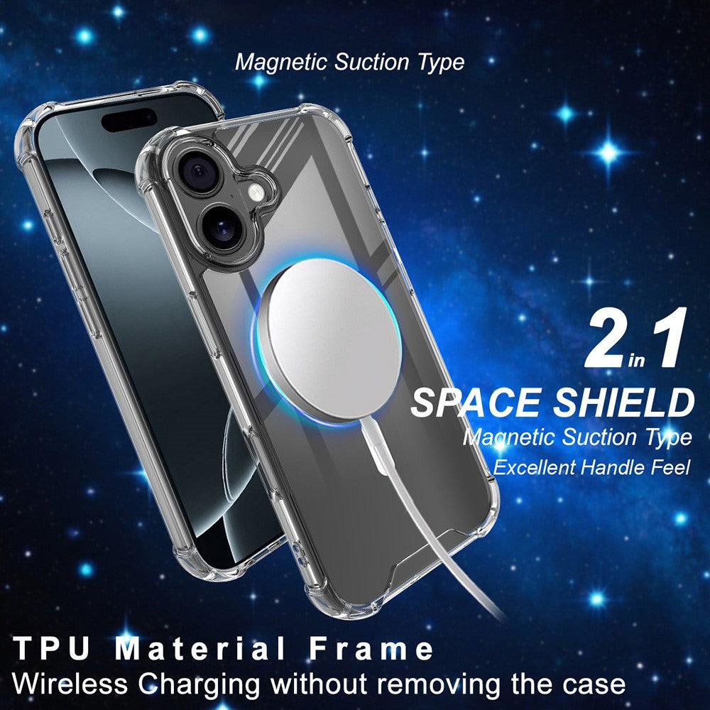 Imak PC TPU Clear Case Compatible with MagSafe - For iPhone 17