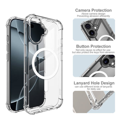 Imak PC TPU Clear Case Compatible with MagSafe - For iPhone 17