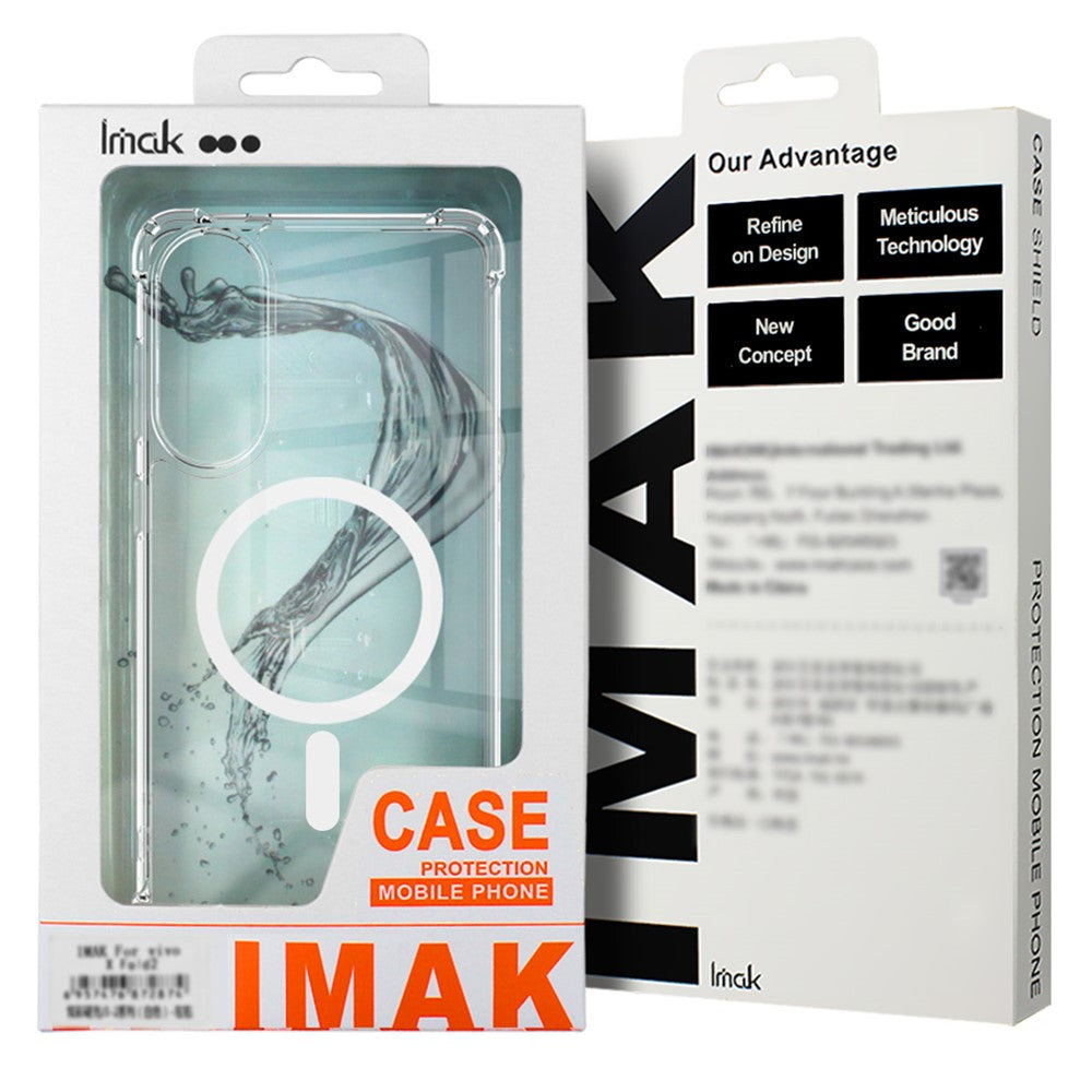 Imak PC TPU Clear Case Compatible with MagSafe - For iPhone 17