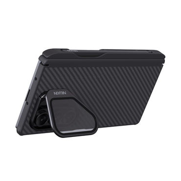 Nillkin CarboProp Magnetic Case Clear Black Lens Lid Aramid Fiber Phone Cover with Stylus Pen - For Samsung Galaxy Z Fold7