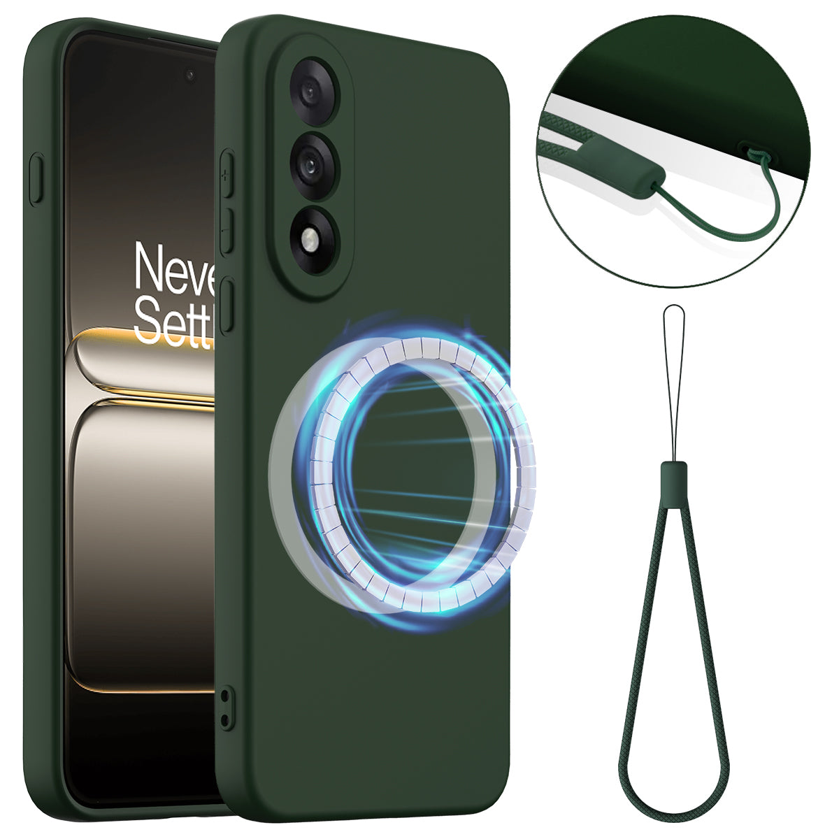 Liquid Silicone Case Compatible with MagSafe - For OnePlus Nord 5