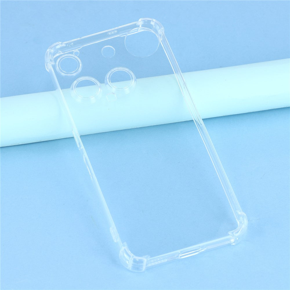 Reinforced Four Corner Anti-Drop Clear Case TPU Phone Cover - For Nothing Phone (3)