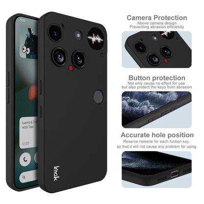 IMAK UC-3 Series Matte Soft TPU Black Case -  For Nothing Phone (3)