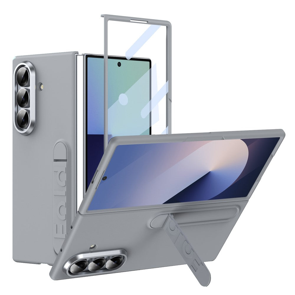 Kickstand PC Cover with Tempered Glass Case - For Samsung Galaxy Z Fold7