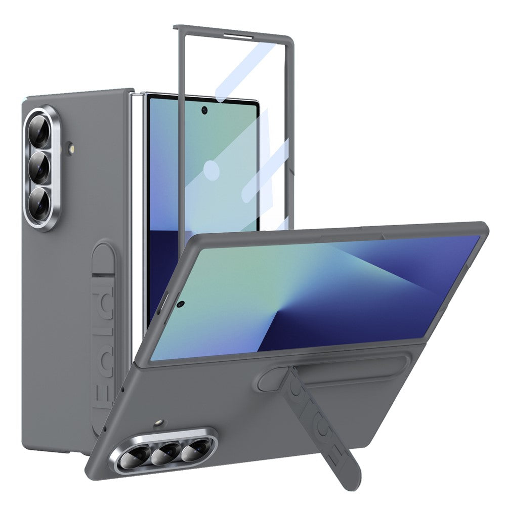 Kickstand PC Cover with Tempered Glass Case - For Samsung Galaxy Z Fold7