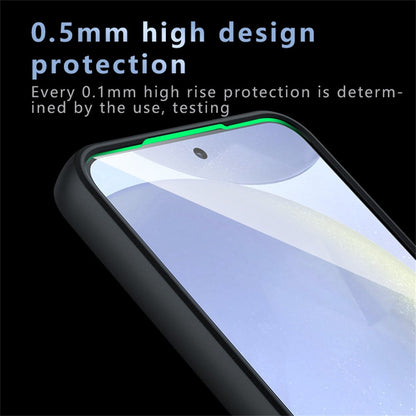 TPU + PC MagSafe Matte Black Phone Case - For Samsung Galaxy S25