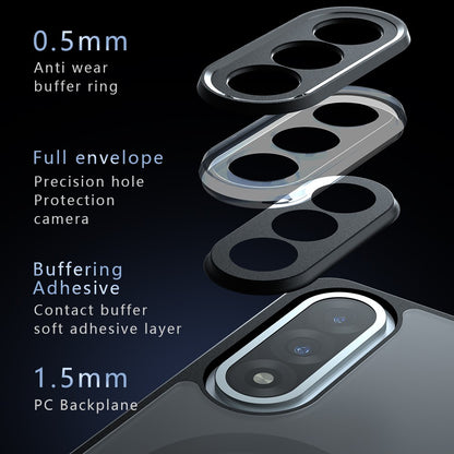 TPU + PC Matte Black Case Compatible with MagSafe - For OnePlus Nord 5 / Ace 5 Ultra