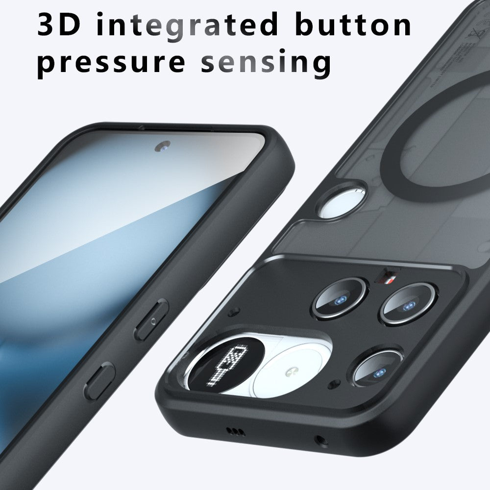 TPU + PC Matte Case Compatible with MagSafe - For Nothing Phone (3)