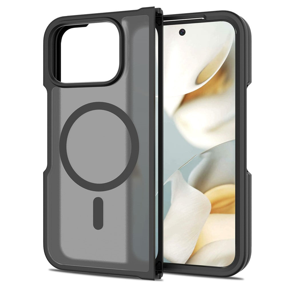 TPU Frame Acrylic Back Case Compatible with MagSafe - For Google Pixel 10 Pro Fold
