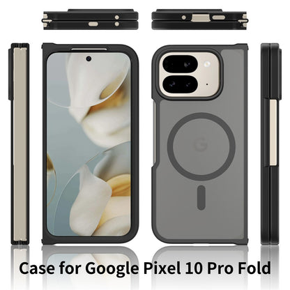 TPU Frame Acrylic Back Case Compatible with MagSafe - For Google Pixel 10 Pro Fold