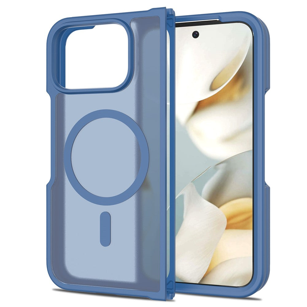 TPU Frame Acrylic Back Case Compatible with MagSafe - For Google Pixel 10 Pro Fold