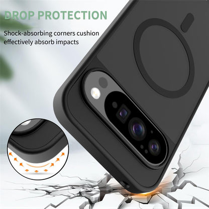 TPU Frame Acrylic Back Case Compatible with MagSafe - For Google Pixel 10 Pro XL