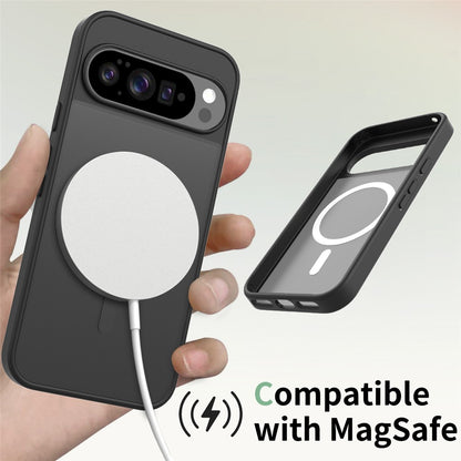 TPU Frame Acrylic Back Case Compatible with MagSafe - For Google Pixel 10 Pro XL