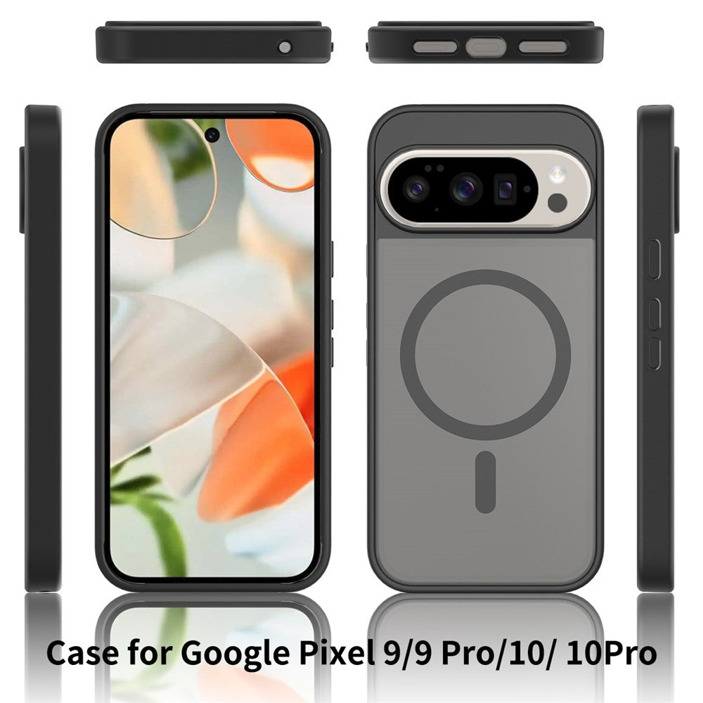 TPU Frame Acrylic Back Case Compatible with MagSafe - For Google Pixel 10 / 10 Pro