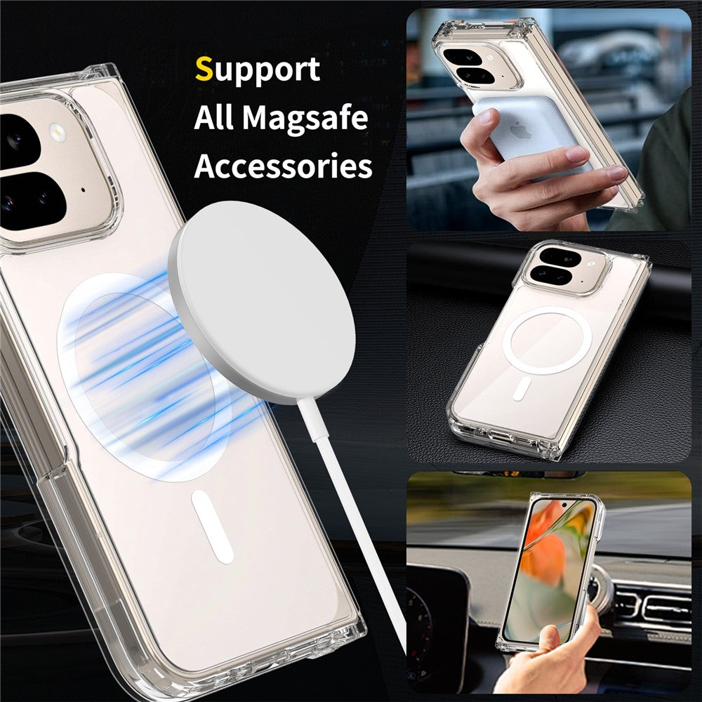 2.0mm TPU + PC Clear MagSafe Case - For Google Pixel 10 Pro Fold