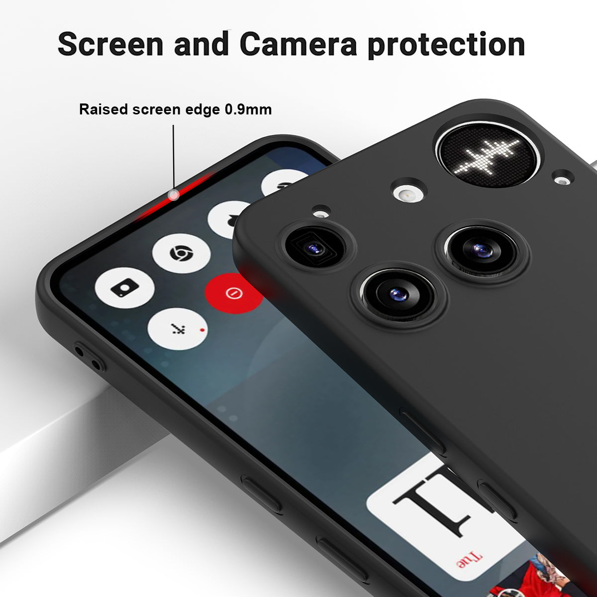 Liquid Silicone Case with Hand Strap - For Nothing Phone (3)