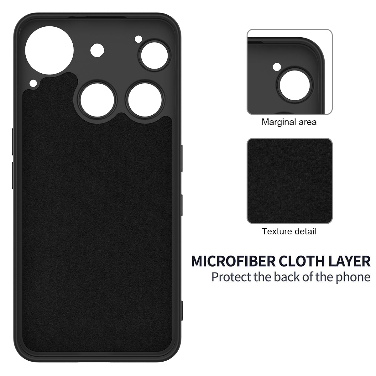 Liquid Silicone Case with Hand Strap - For Nothing Phone (3)