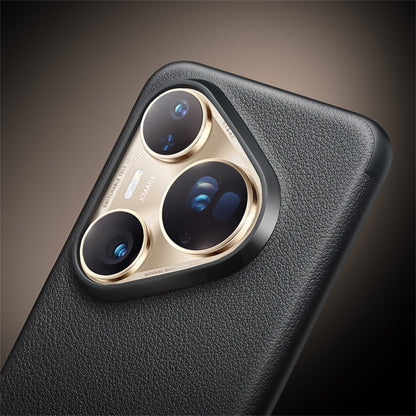 Qialino Genuine Cow Leather View Window Wallet Case - For Huawei Pura 80