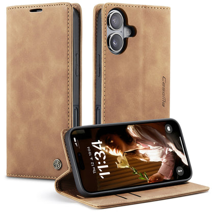 CaseMe 013 Series PU Leather Wallet Case - For iPhone 17