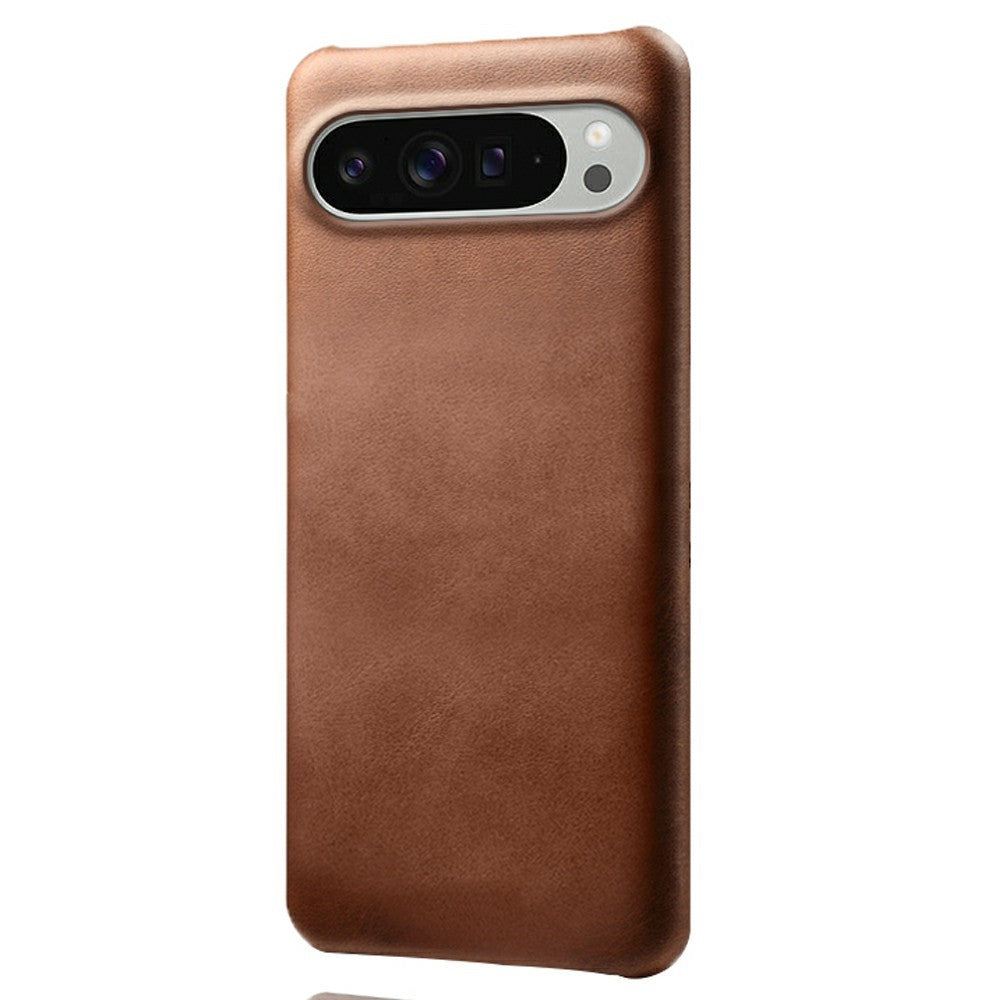 Calf Texture PU Leather Hard PC Case - For Google Pixel 10 Pro XL