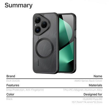 Dux Ducis Aimo Series PC + TPU MagSafe Case (REACH Certification) - For Huawei Pura 80