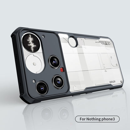 XUNDD TPU + Acrylic Clear Black Case - For Nothing Phone (3)