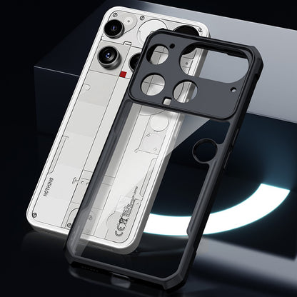 XUNDD TPU + Acrylic Clear Black Case - For Nothing Phone (3)