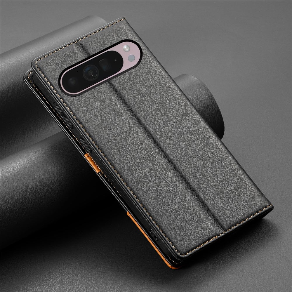 N.BEKUS P3 RFID Blocking PU Leather Wallet Case - For Google Pixel 10 Pro / 10 / 9 Pro / 9