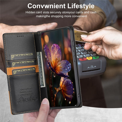 N.BEKUS P3 RFID Blocking PU Leather Wallet Case - For Google Pixel 10 Pro / 10 / 9 Pro / 9