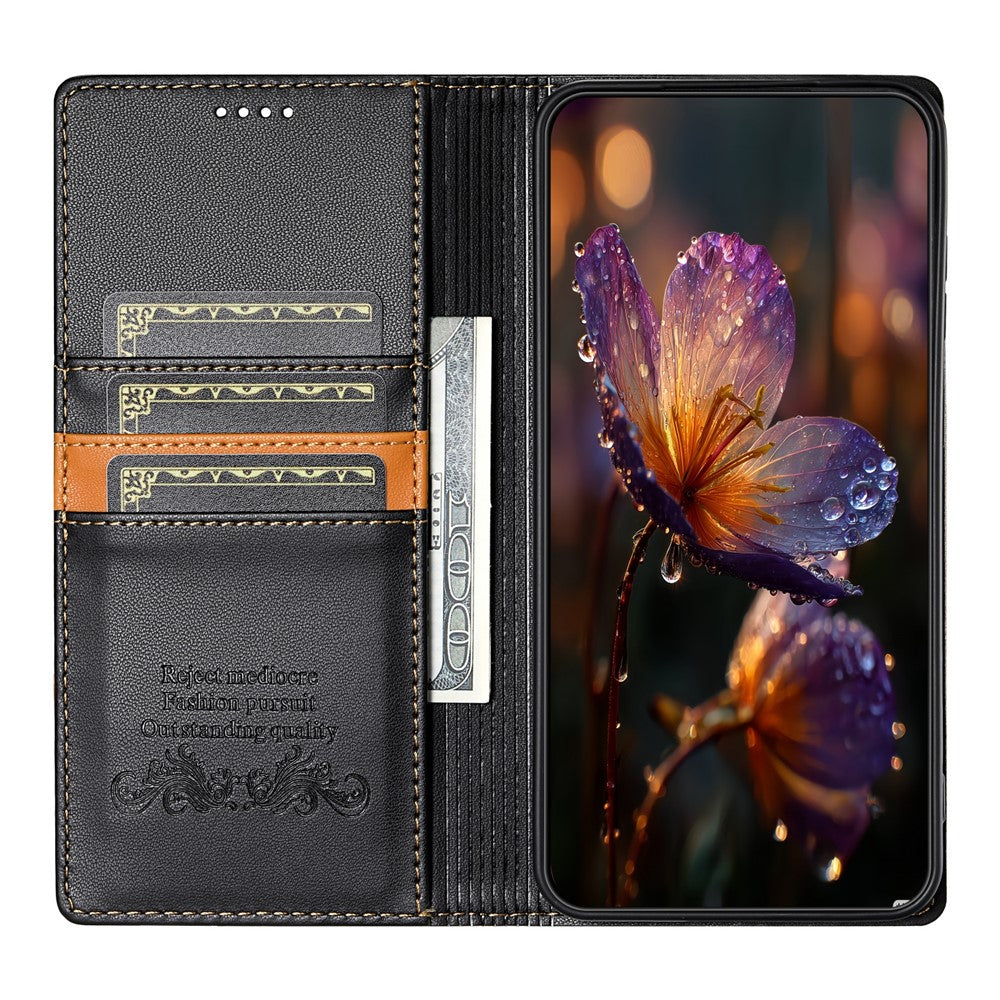 N.BEKUS P3 RFID Blocking PU Leather Wallet Case - For Google Pixel 10 Pro XL / 9 Pro XL