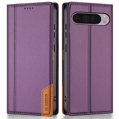 N.BEKUS P3 RFID Blocking PU Leather Wallet Case - For Google Pixel 10 Pro XL / 9 Pro XL